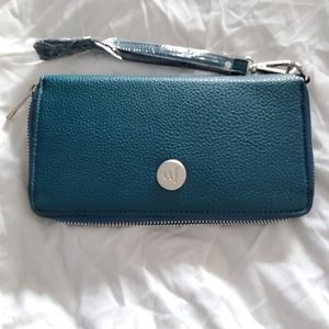 Teal wallet/wristlet